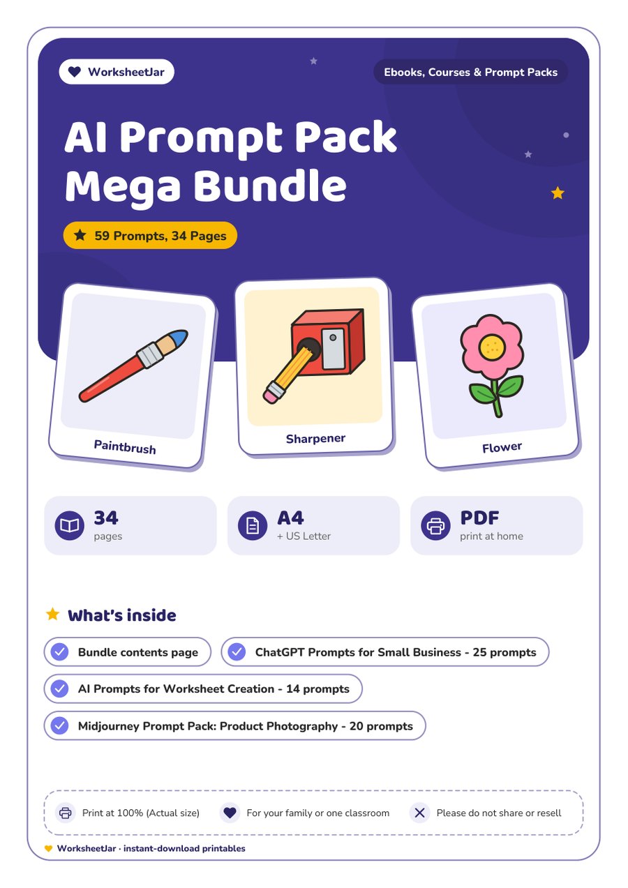 AI Prompt Pack Mega Bundle - cover