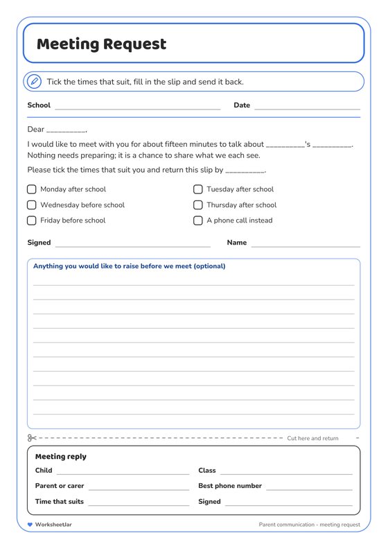 Classroom Forms Pack - inside page 3