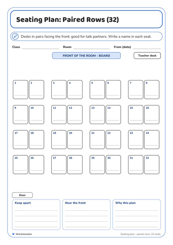Classroom Management Pack - inside page 2