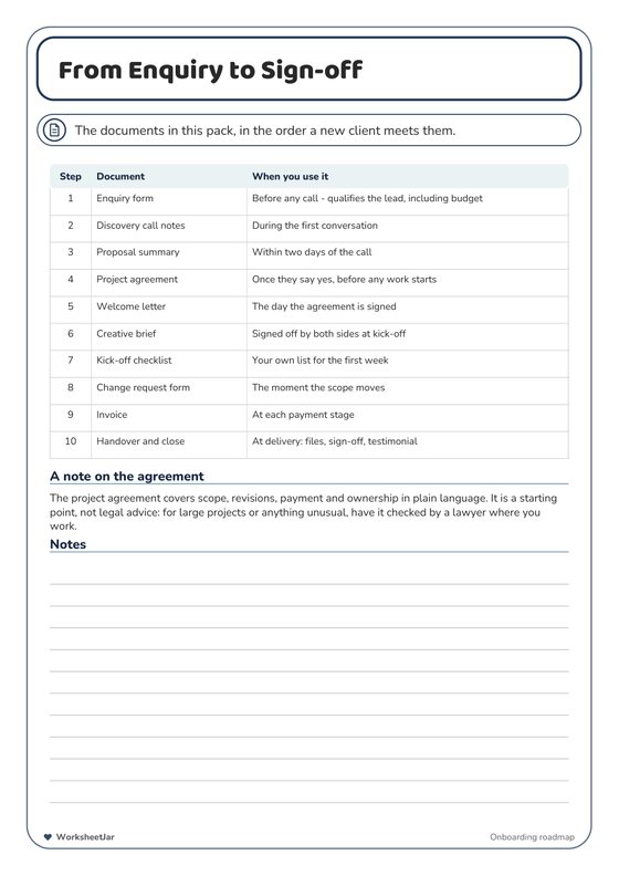 Client Onboarding Pack - inside page 1
