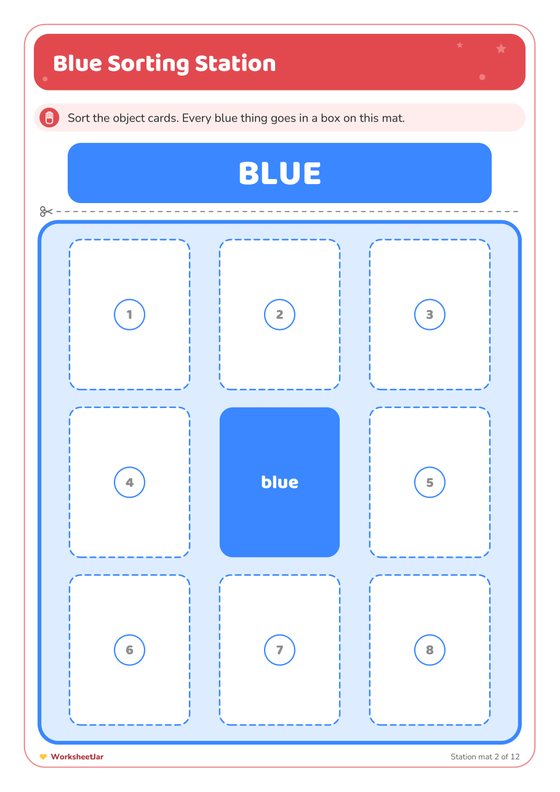 Colour Sorting Mats and Posters - inside page 2