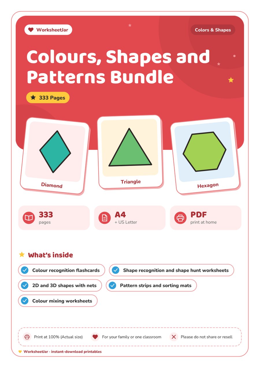 Colours, Shapes and Patterns Bundle - cover