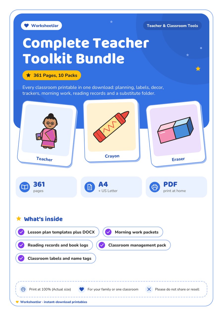 Complete Teacher Toolkit Bundle - cover