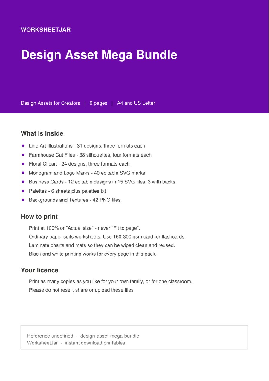 Design Asset Mega Bundle - cover