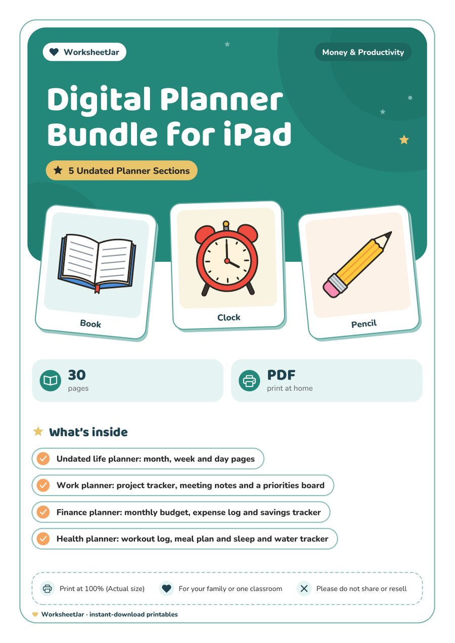 Digital Planner Bundle for iPad - cover