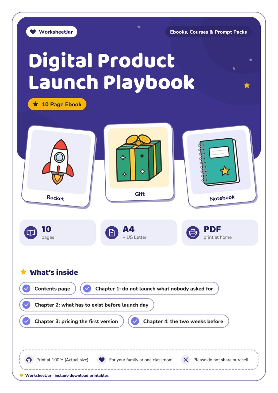 Digital Product Launch Playbook - cover