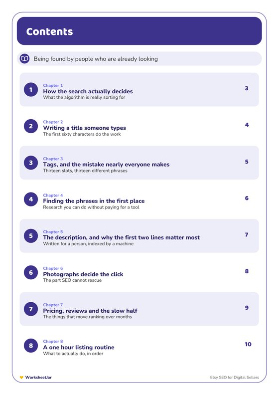 Etsy SEO for Digital Sellers - inside page 1