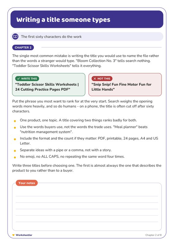 Etsy SEO for Digital Sellers - inside page 3