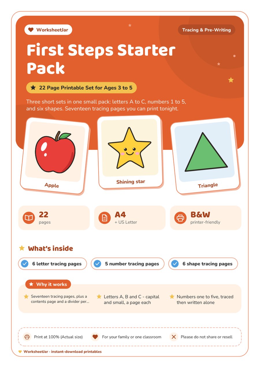 First Steps Starter Pack - cover