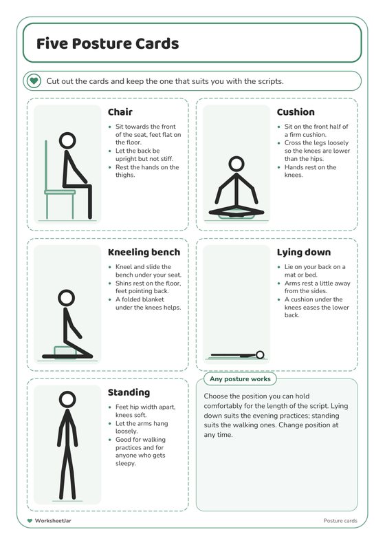 Guided Meditation Scripts Printable - inside page 3