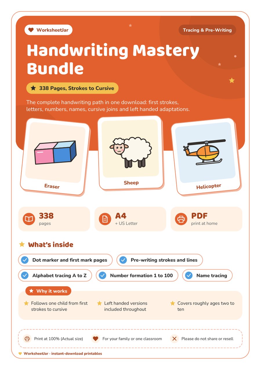 Handwriting Mastery Bundle - cover
