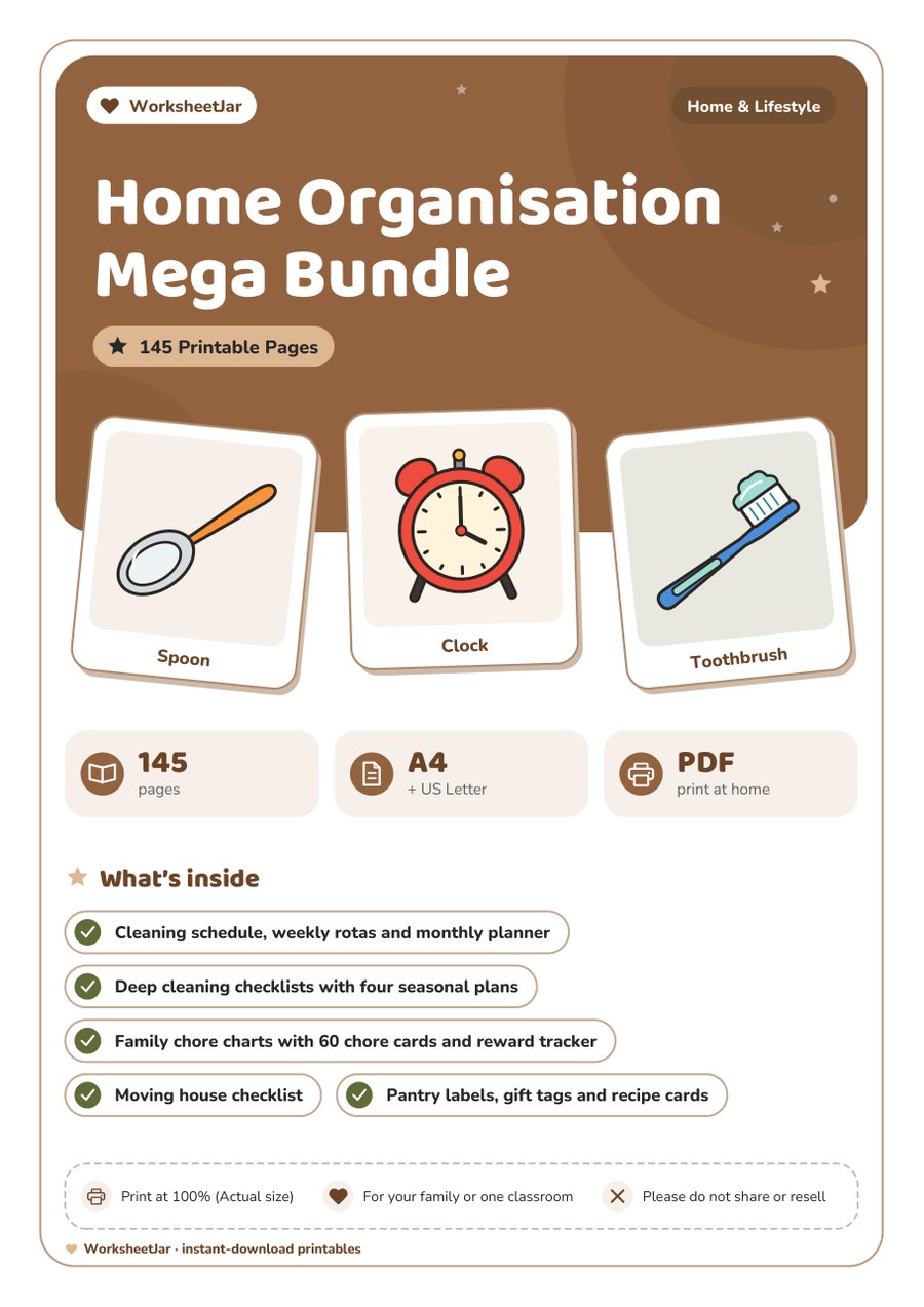 Home Organisation Mega Bundle - cover