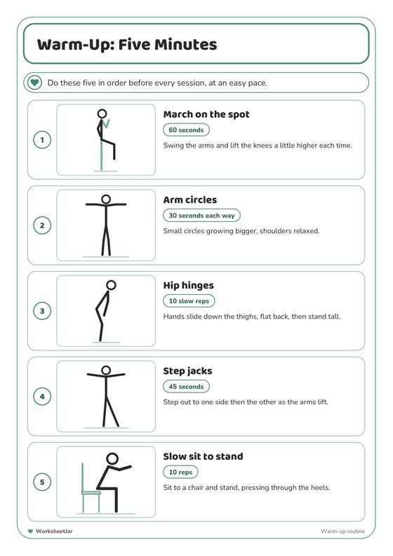 Home Workout Plans - inside page 3