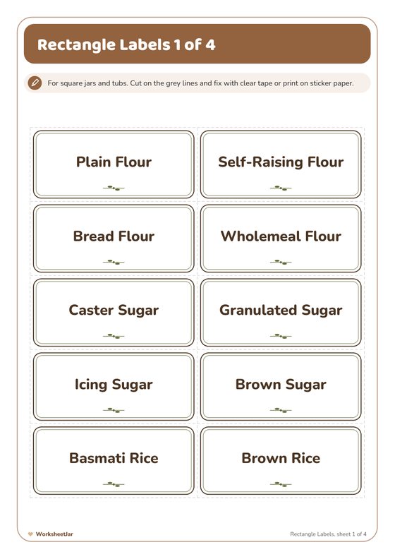 Kitchen Organisation Bundle - inside page 3