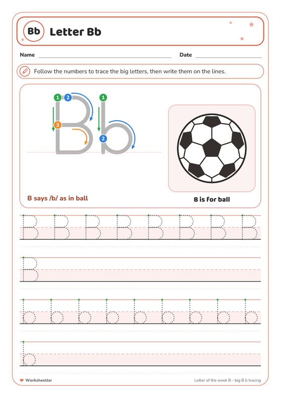 Letter of the Week: B - inside page 1