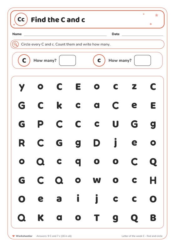 Letter of the Week: C - inside page 3