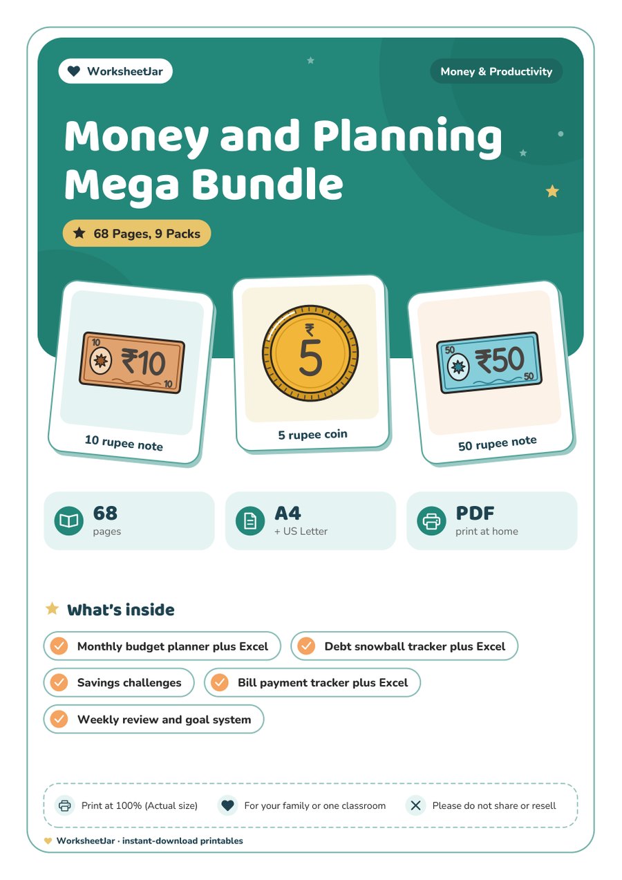 Money and Planning Mega Bundle - cover