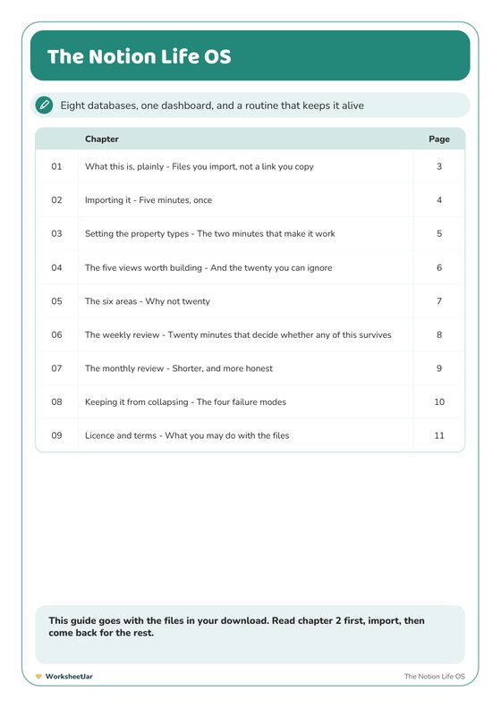 Notion Life OS - inside page 1