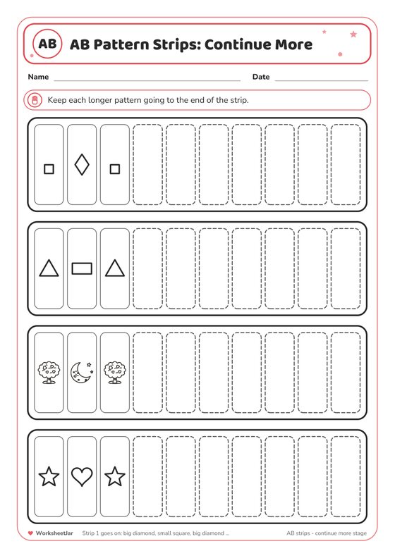 Pattern Strips and Sorting Mats - inside page 3