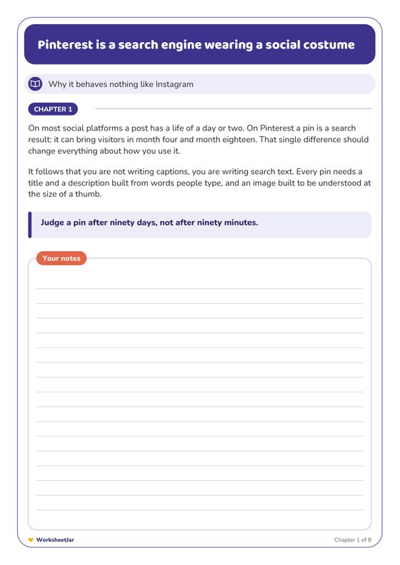 Pinterest for Printables Sellers - inside page 2