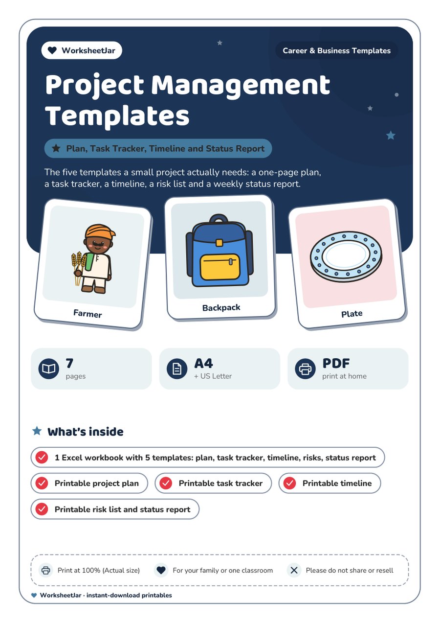Project Management Templates - cover