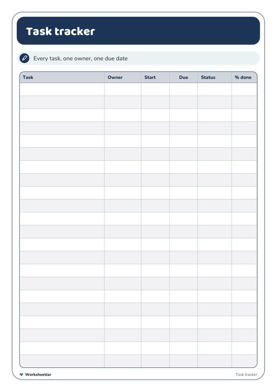 Project Management Templates - inside page 3