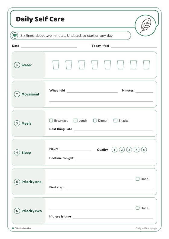 Self Care Mega Bundle - inside page 3