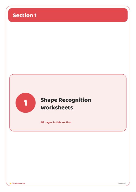Shapes Bundle for Kindergarten - inside page 2