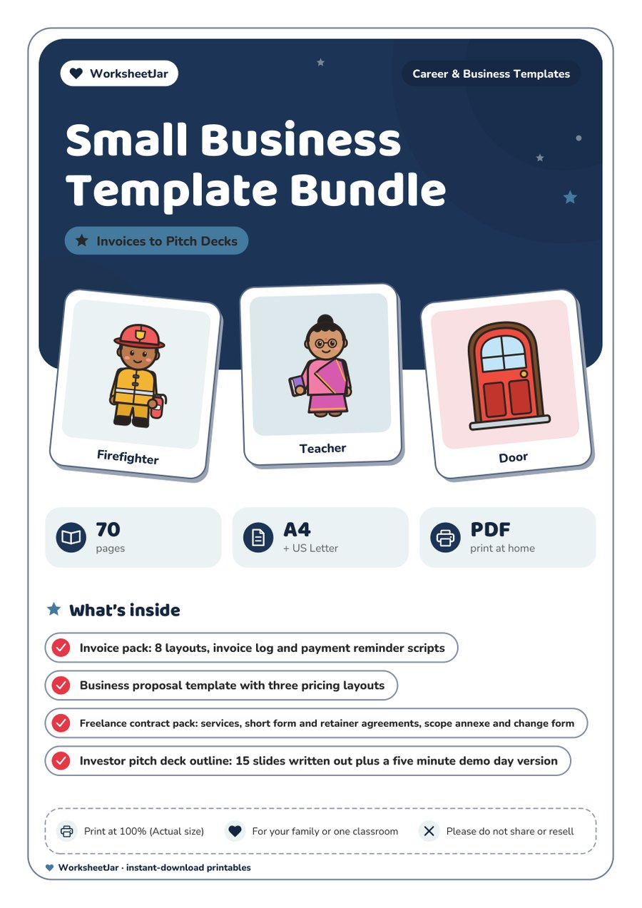 Small Business Template Bundle - cover