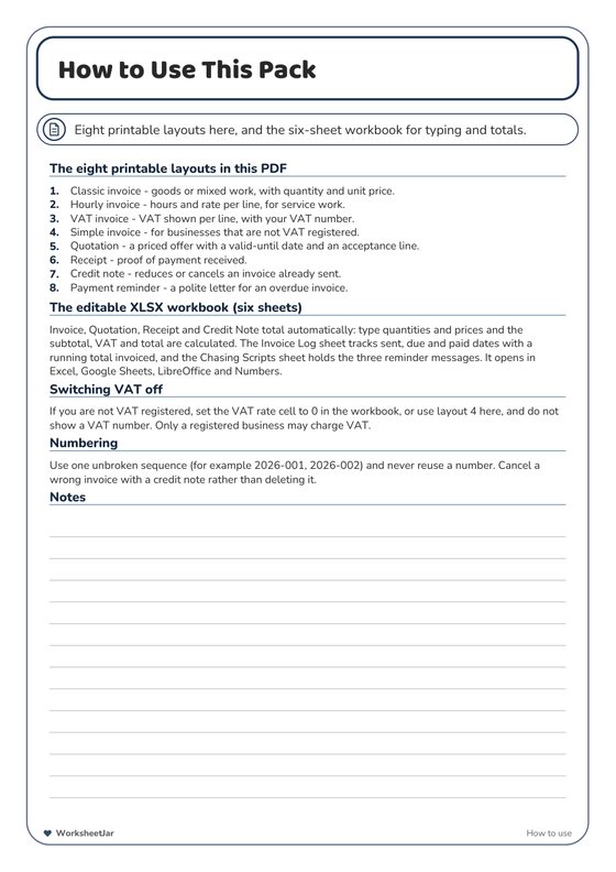 Small Business Template Bundle - inside page 3