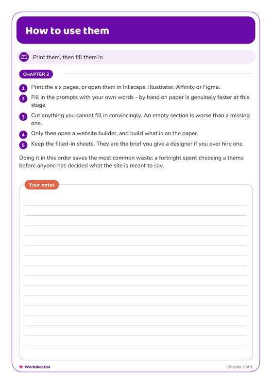 Small Business Website Kit - inside page 3