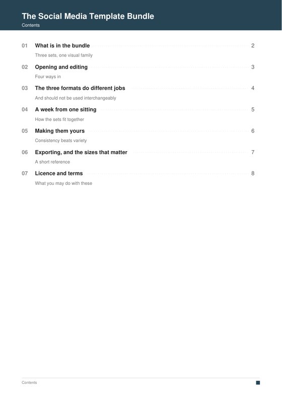 Social Media Template Bundle - inside page 1