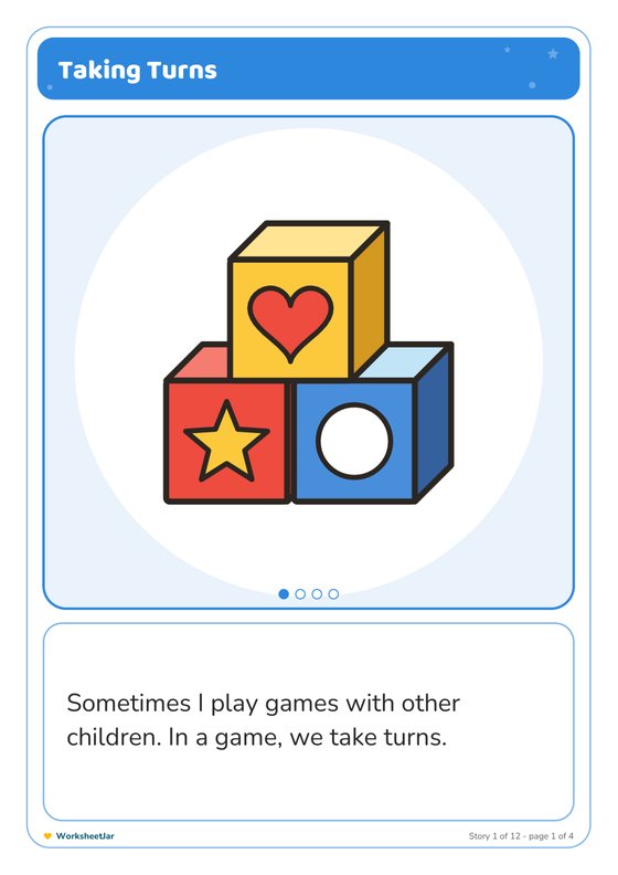 Social Stories for Kids - inside page 1