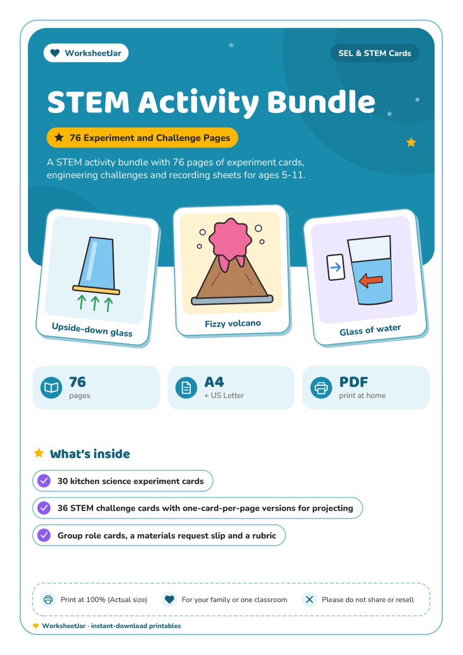 STEM Activity Bundle - cover