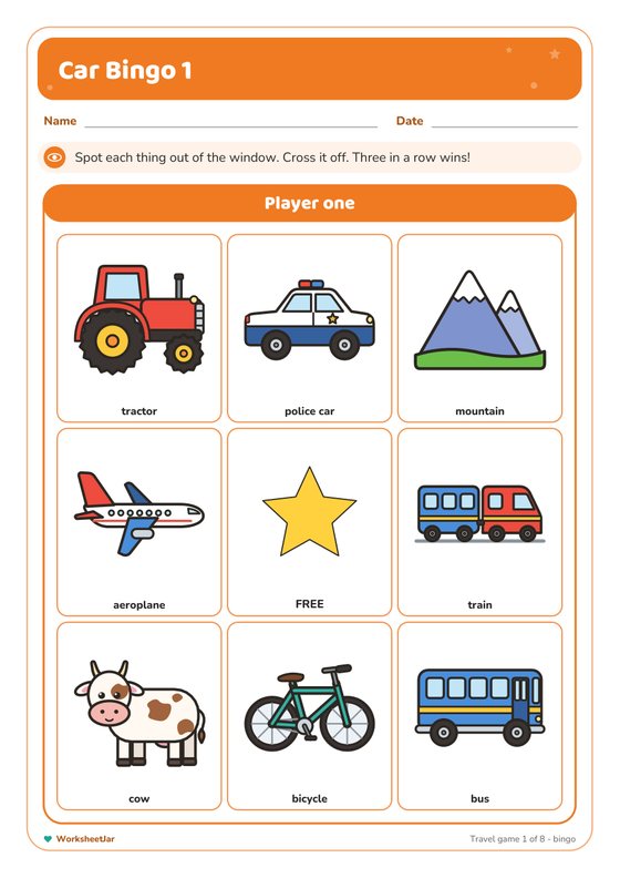 Summer Holiday Activity Pack - inside page 2