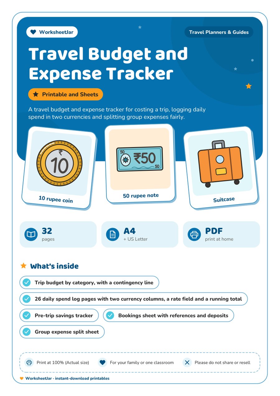 Travel Budget and Expense Tracker - cover