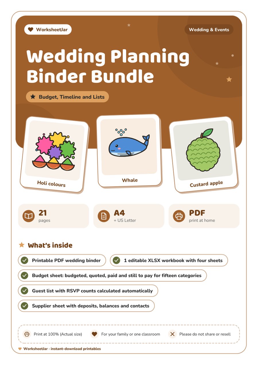 Wedding Planning Binder Bundle - cover